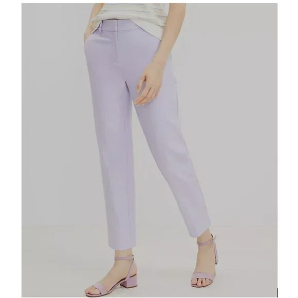 💜✨ Ann Taylor LOFT Riviera Slim Pants in Doubleweave (NEW WITH TAG)✨💜 - Picture 3 of 3